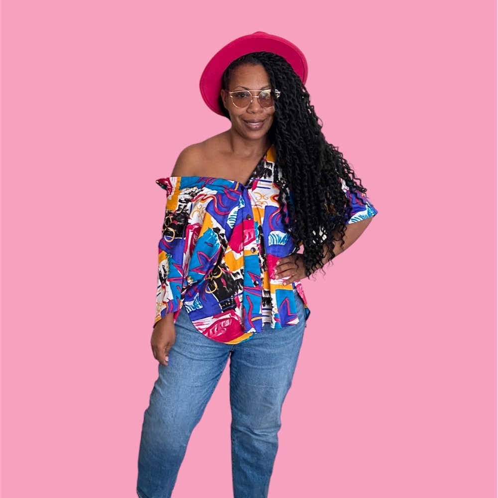 Top Notch Vintage Short Sleeve Button-up Shirt